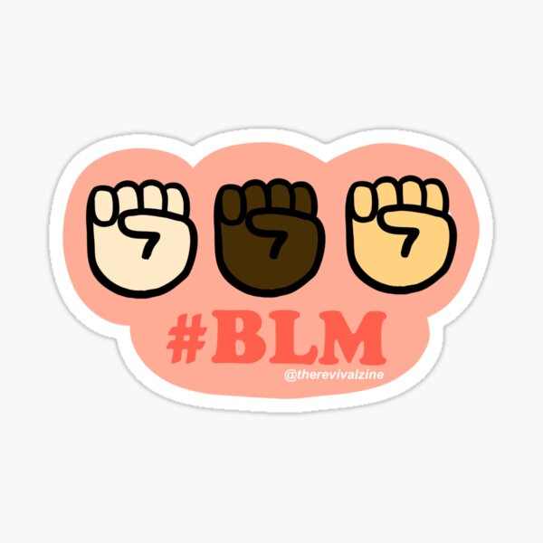 #BLM: Black Lives Matter Sticker