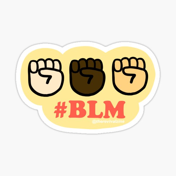 #BLM: Black Lives Matter Sticker