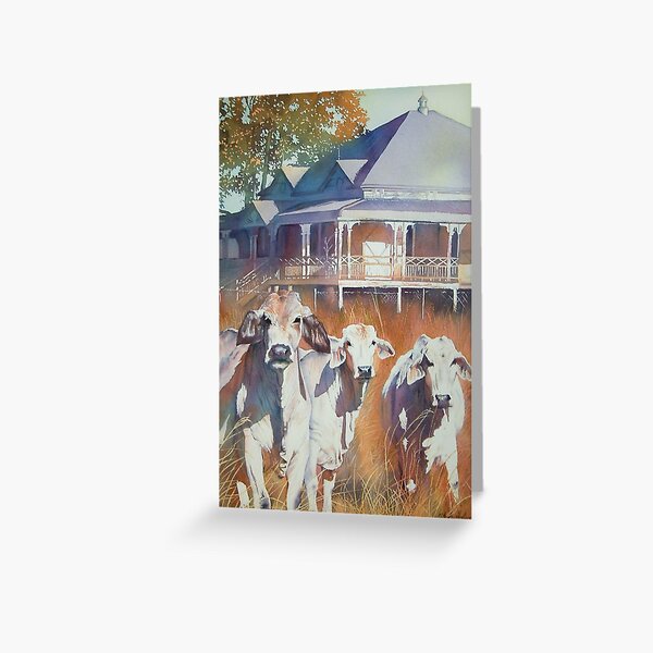 Brahmans of the valley Greeting Card