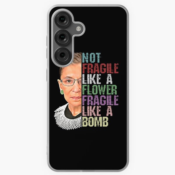 Aperçu de l'œuvre RBG Pas fragile comme une fleur Fragile comme une bombe créée et vendue par norules.