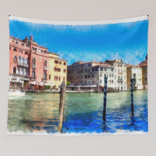 Item preview, The Grand Canal, Venice, Italy designed and sold by FOLK ART FUSION.