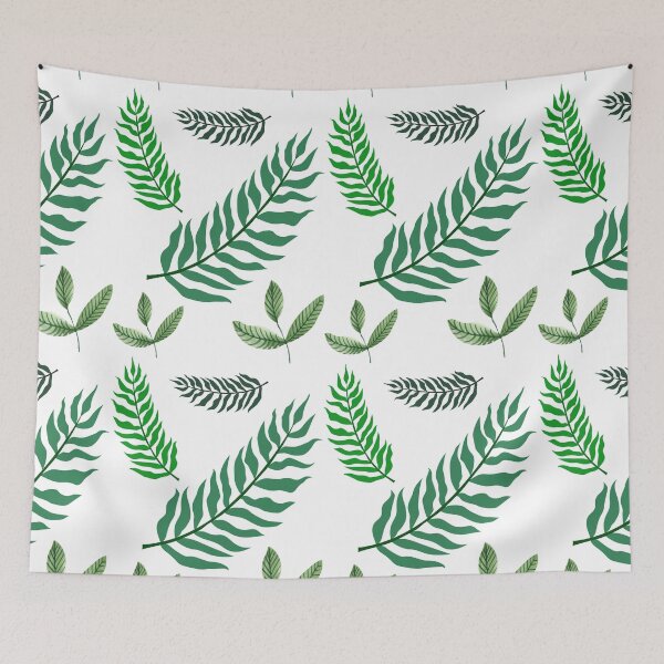 Item preview, ABSTRACT, EXOTIC, GREEN, LEAFS PATTERN designed and sold by corner-shop.