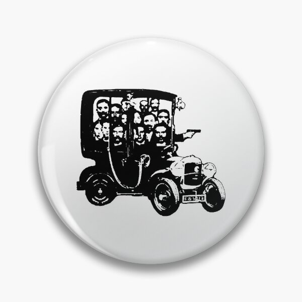 Item preview, Bonnot Gang designed and sold by Tobias Kane.