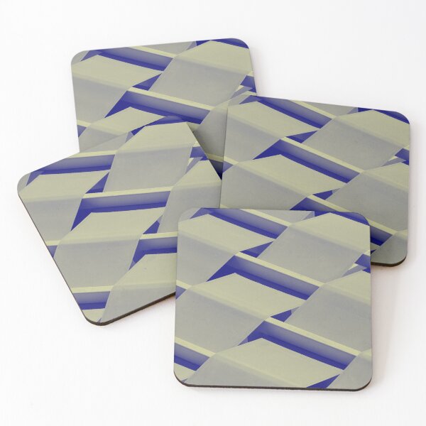 Item preview, Fabric and wood sunshade shelter construction, small village, Santorini island, Greece, blue and white. designed and sold by Santorini Gallery.