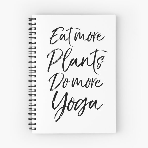 Item preview, Eat More Plants Do More Yoga Vegan Gift Cute Yoga Quote designed and sold by TNDesignStudio.