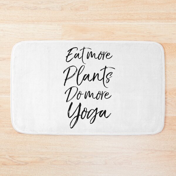 Item preview, Eat More Plants Do More Yoga Vegan Gift Cute Yoga Quote designed and sold by TNDesignStudio.