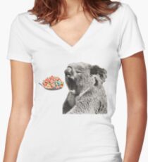 Erhebe deinen Koala gut Shirt mit V-Ausschnitt