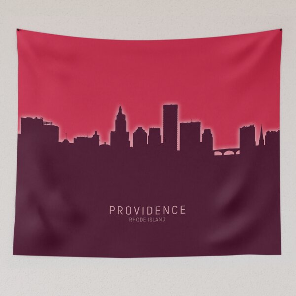 Item preview, Providence Rhode Island Skyline designed and sold by ArtPrints.