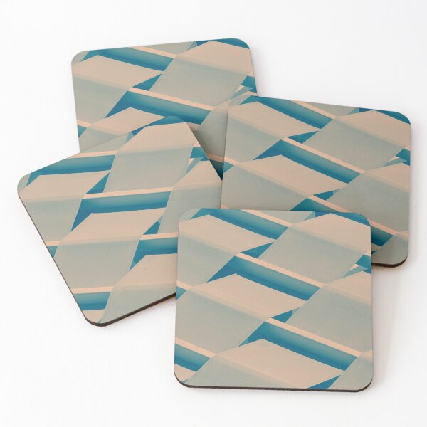 Item preview, Fabric and wood sunshade shelter construction, small village, Santorini island, Greece, azure, green, and white designed and sold by Santorini Gallery.