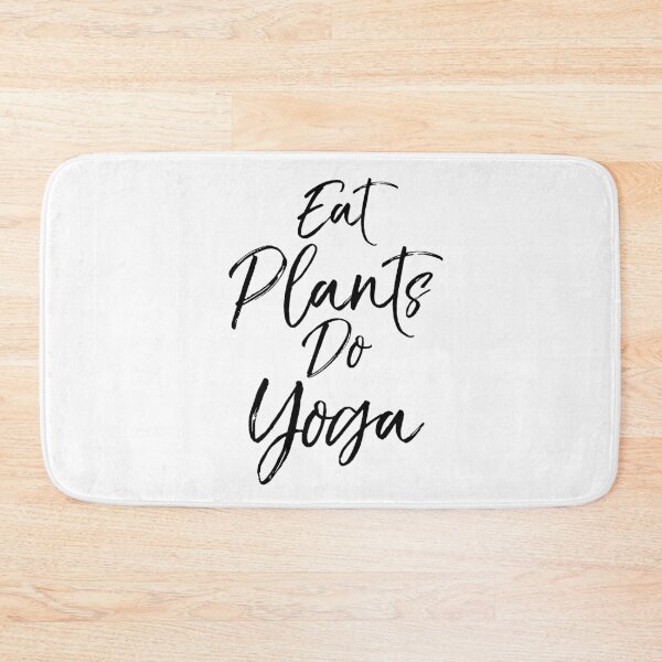 Item preview, Eat Plants Do Yoga Vegan Gift Cute Yoga Quote designed and sold by TNDesignStudio.