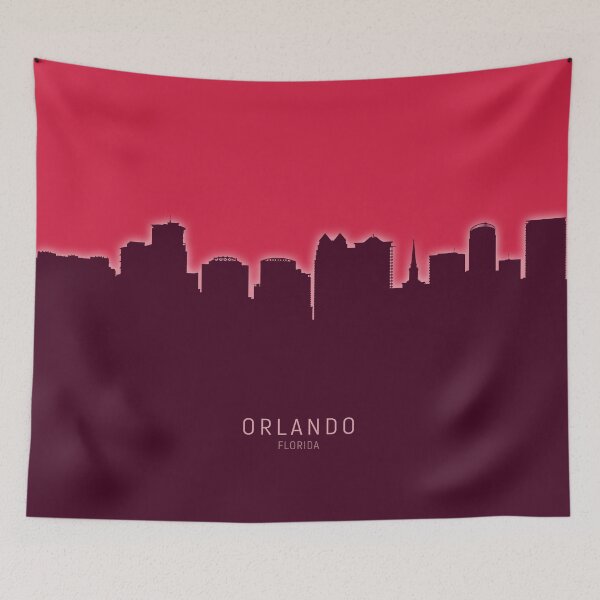 Artikelvorschau, Orlando Florida Skyline entworfen und verkauft von ArtPrints.