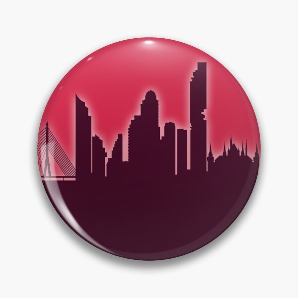 Item preview, Bangkok Thailand Skyline designed and sold by ArtPrints.