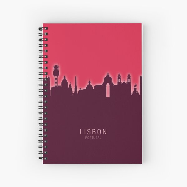Aperçu de l'œuvre Lisbon Portugal Skyline créée et vendue par ArtPrints.