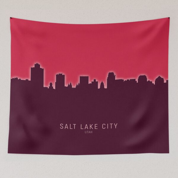 Item preview, Salt Lake City Utah Skyline designed and sold by ArtPrints.