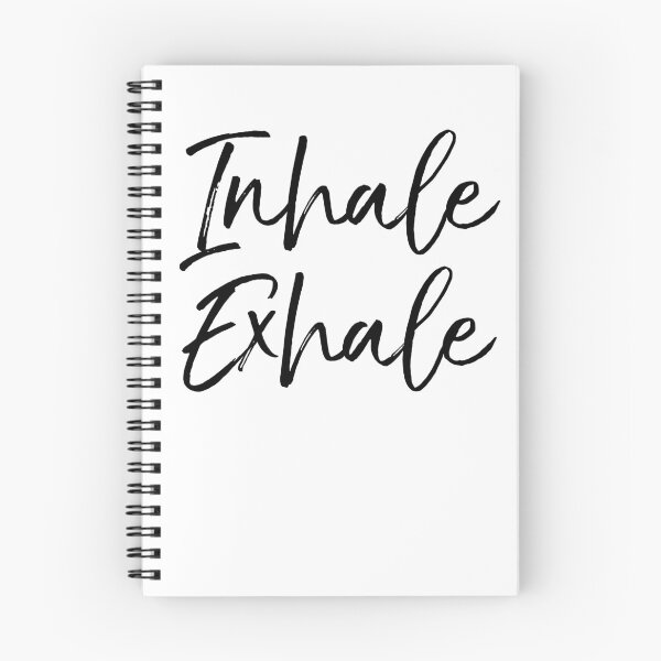 Item preview, Inhale Exhale Cute Yoga Quote designed and sold by TNDesignStudio.