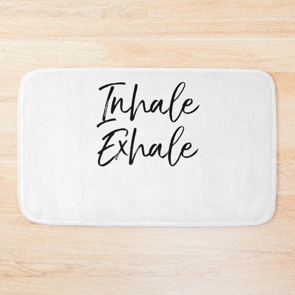 Item preview, Inhale Exhale Cute Yoga Quote designed and sold by TNDesignStudio.