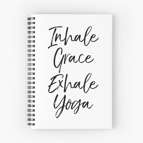 Item preview, Inhale Grace Exhale Yoga Cute Yoga Quote designed and sold by TNDesignStudio.