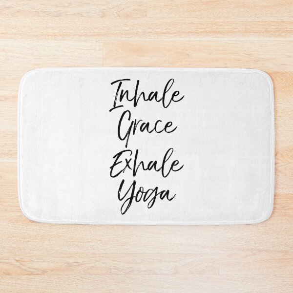Item preview, Inhale Grace Exhale Yoga Cute Yoga Quote designed and sold by TNDesignStudio.