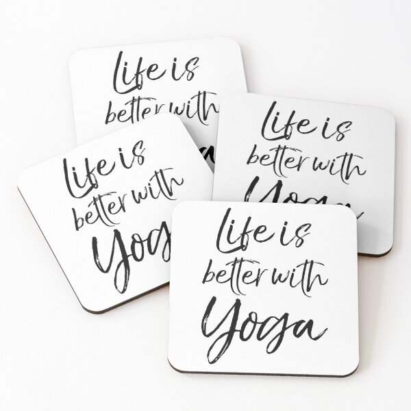 Item preview, Life is Better with Yoga Cute Yoga Quote designed and sold by TNDesignStudio.