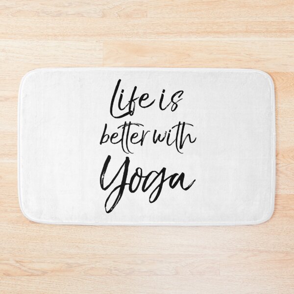 Item preview, Life is Better with Yoga Cute Yoga Quote designed and sold by TNDesignStudio.