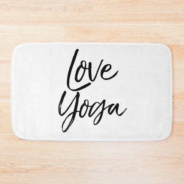Item preview, Love Yoga Cute Yoga Quote designed and sold by TNDesignStudio.