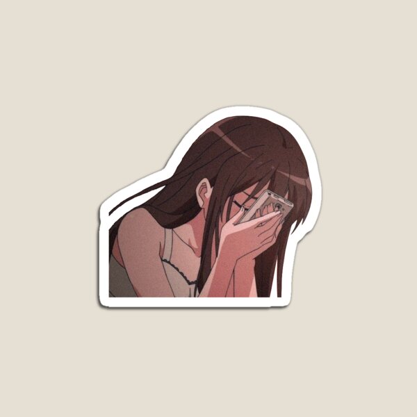 Crying Anime Girl Home Living Redbubble