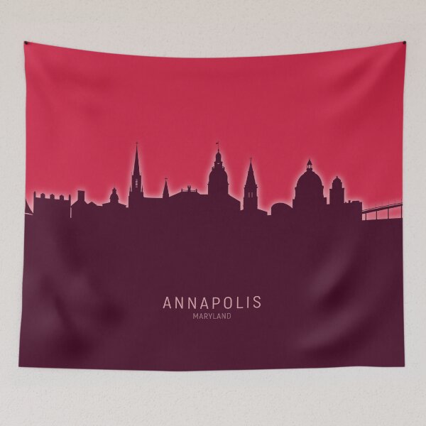 Item preview, Annapolis Maryland Skyline designed and sold by ArtPrints.