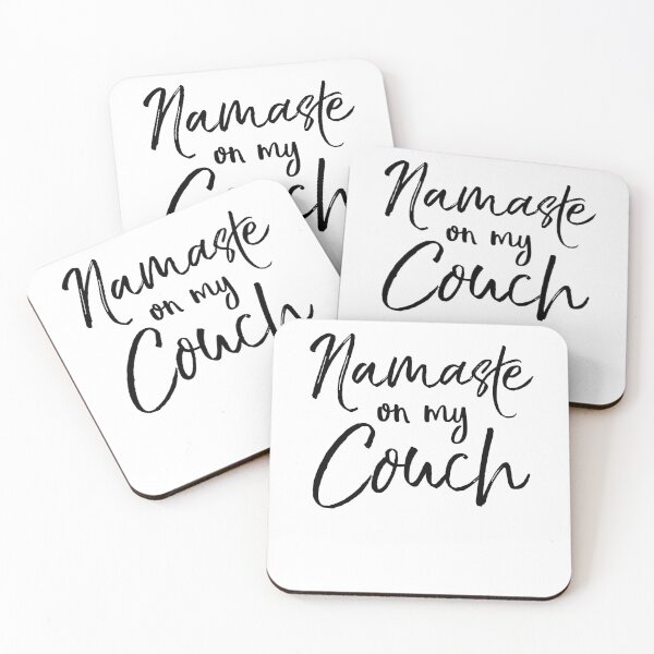 Item preview, Namaste on My Couch Cute Yoga Quote designed and sold by TNDesignStudio.