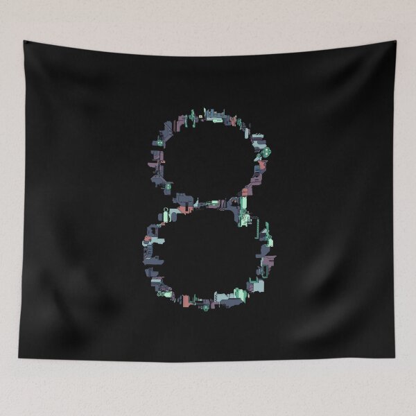 Item preview, Number Eight designed and sold by WhimsyCanvasPrints.