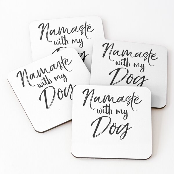 Item preview, Namaste with My Dog Cute Yoga Quote designed and sold by TNDesignStudio.