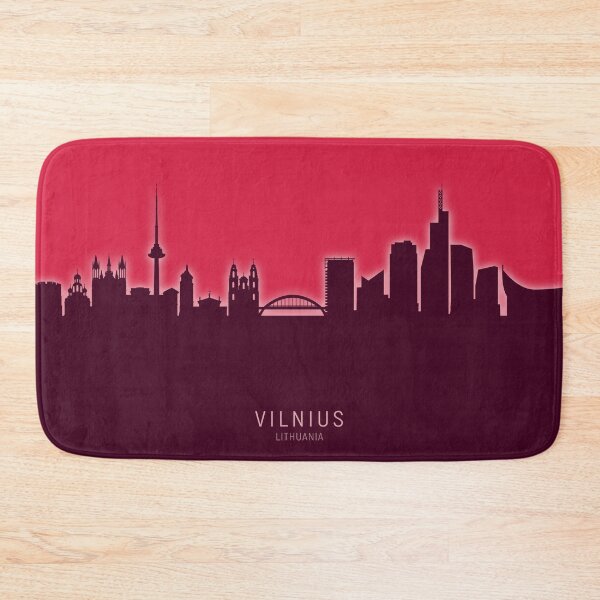Item preview, Vilnius Lithuania Skyline designed and sold by ArtPrints.