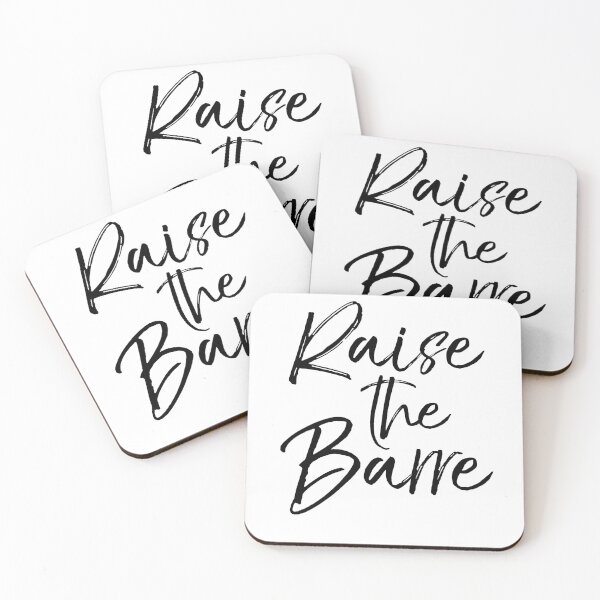 Item preview, Raise the Barre Cute Yoga Quote designed and sold by TNDesignStudio.