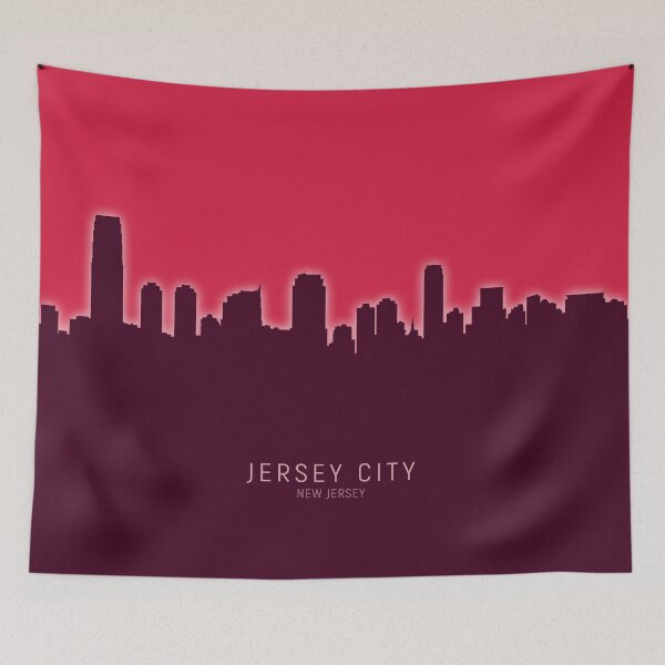Item preview, Jersey City New Jersey Skyline designed and sold by ArtPrints.