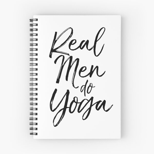 Item preview, Real Men Do Yoga Cute Yoga Quote designed and sold by TNDesignStudio.