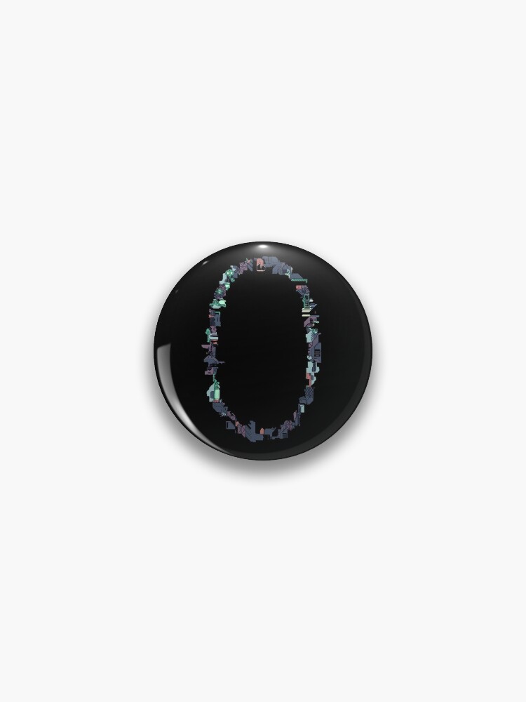 Thumbnail 1 von 3, Button, Nummer Null designt und verkauft von WhimsyCanvasPrints.