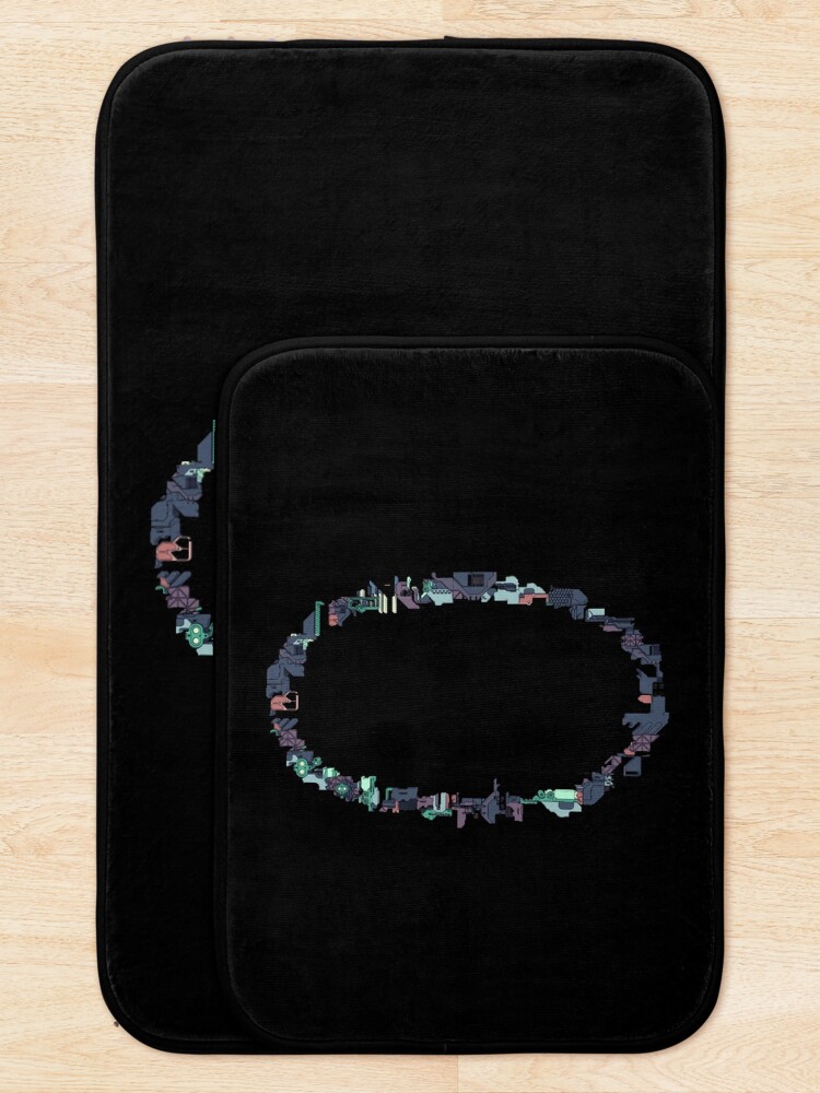 Thumbnail 5 of 6, Bath Mat, Number Zero designed and sold by dani3315.