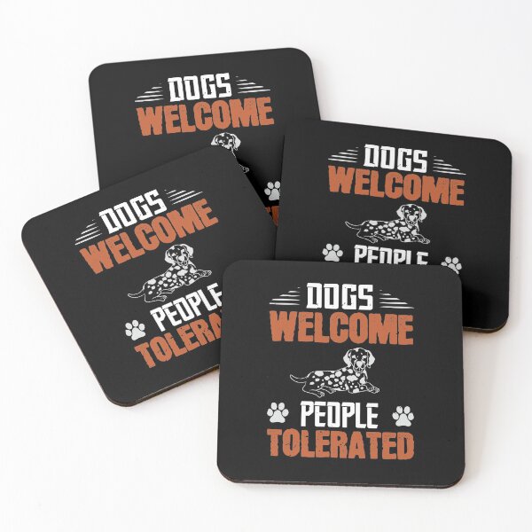 Item preview, Paw Dog Welcome People Tolerated designed and sold by teamph.