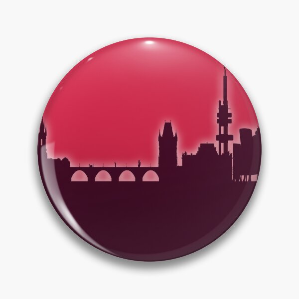 Item preview, Prague (Praha) Czech Republic Skyline designed and sold by ArtPrints.