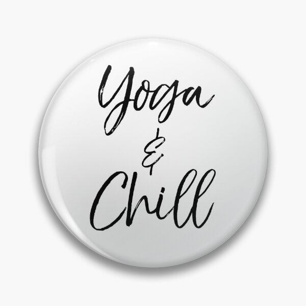 Item preview, Yoga & Chill Cute Yoga Quote designed and sold by TNDesignStudio.