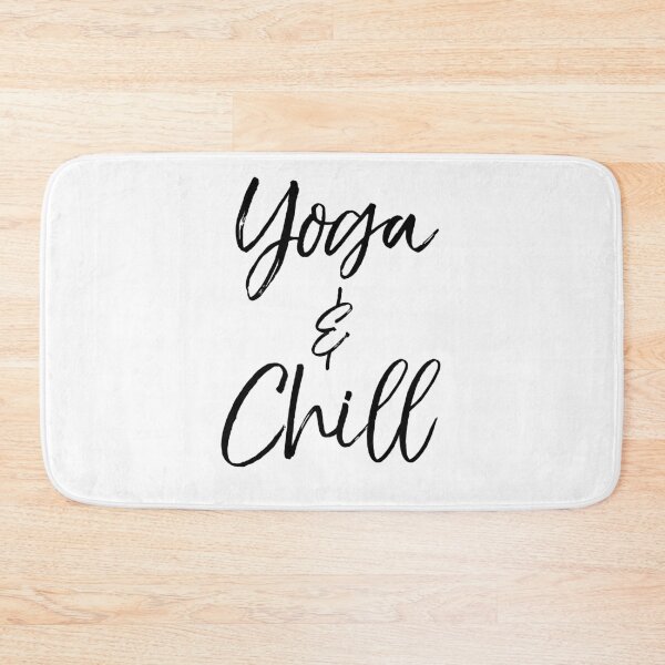 Item preview, Yoga & Chill Cute Yoga Quote designed and sold by TNDesignStudio.