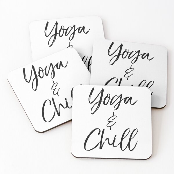 Item preview, Yoga & Chill Cute Yoga Quote designed and sold by TNDesignStudio.