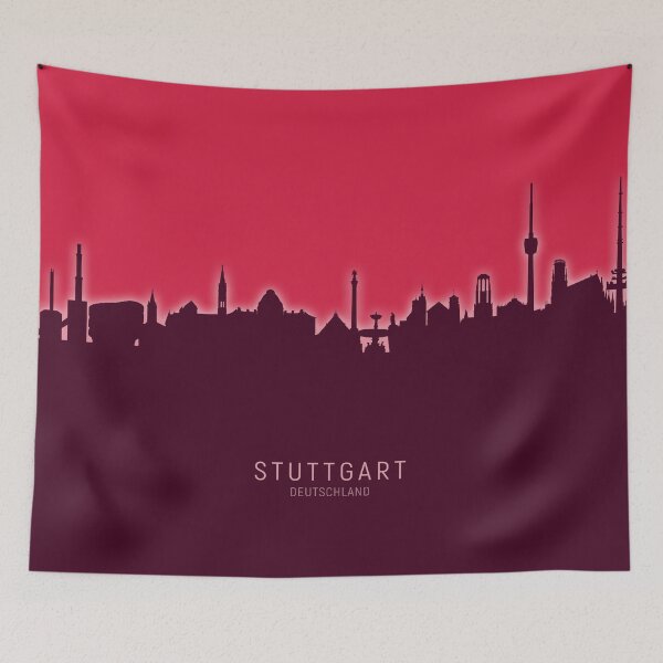 Item preview, Stuttgart Germany Skyline designed and sold by ArtPrints.