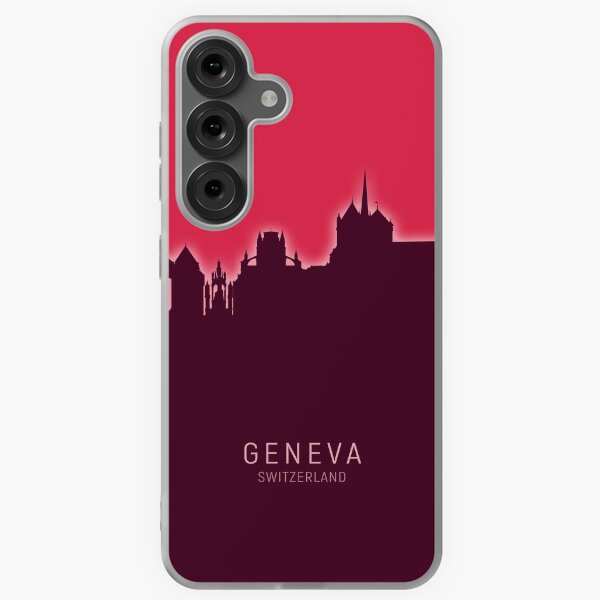 Item preview, Geneva Switzerland Skyline designed and sold by ArtPrints.