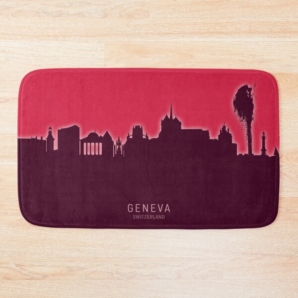 Item preview, Geneva Switzerland Skyline designed and sold by ArtPrints.