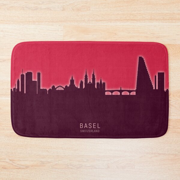 Item preview, Basel Switzerland Skyline designed and sold by ArtPrints.
