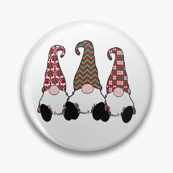 Item preview, 3 Nordic Gnomes Winter Christmas Swedish Tomte Cute Elves Red designed and sold by funnytshirtemp.