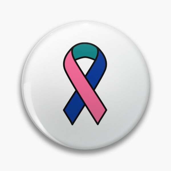 Item preview, Thyroid Cancer Ribbon designed and sold by Jess Knight.
