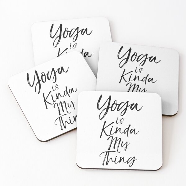 Item preview, Yoga is Kinda My Thing Cute Yoga Quote designed and sold by TNDesignStudio.