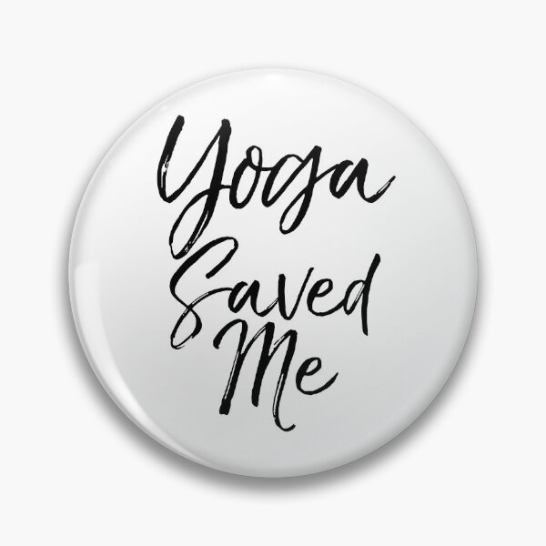 Item preview, Yoga Saved Me Cute Yoga Quote designed and sold by TNDesignStudio.