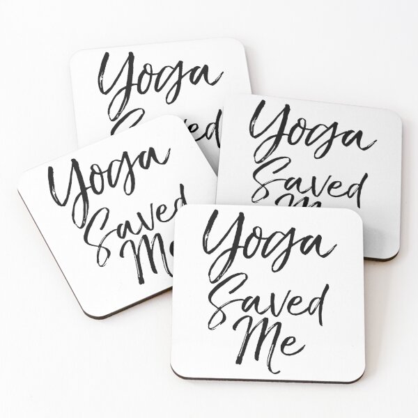 Item preview, Yoga Saved Me Cute Yoga Quote designed and sold by TNDesignStudio.